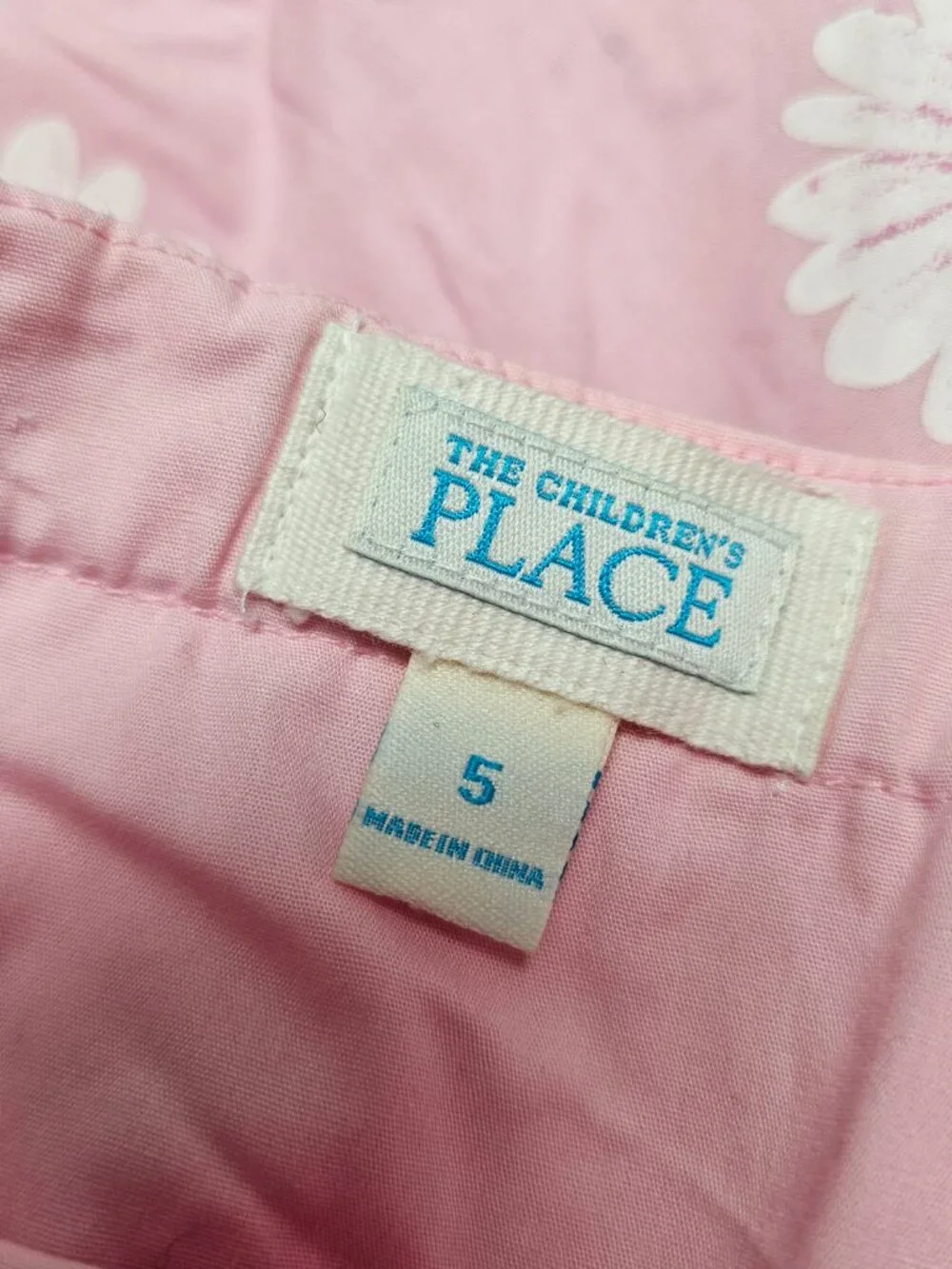 The Childrens Place Girls Pink Skirt Flare Tulle Under Sequins Flowers 3D Size 5
